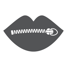 vrouw lippen met rits glyph icoon. houden een mond op slot, worden stil en  stil. vector illustratie 13654323 Vectorkunst bij Vecteezy