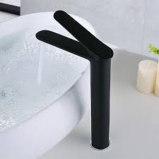 sink taps for bathroom modern black
