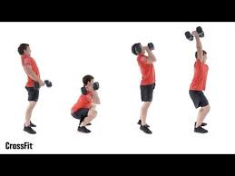 the dumbbell clean and push you