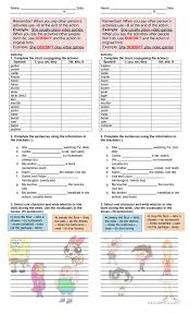 Household Chores English Esl Worksheets