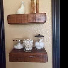 Rustic 3in Thick Floating Shelves