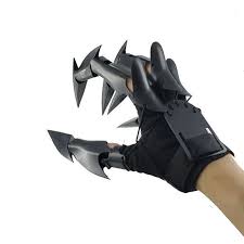 Mechanical Robot Gloves Black