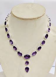 925 sterling silver natural amethyst