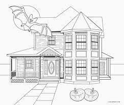 Vamos colorir a casa assombrada? Desenhos De Casa Para Colorir Paginas Para Impressao Gratis