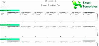 Self Scheduling For Nurses Template Luxury 10 Nursing