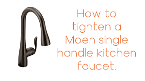 For instance, the faucet's handle may become loose, leading to an inability to control water pressure or even shut off the water. How To Tighten A Loose Moen Single Handle Kitchen Faucet Base New Diywvcap Article Press Release Viga Faucet Manufacturer