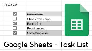 Google Sheets Create An Interactive Task List