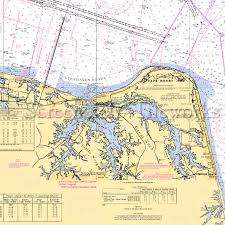 Virginia Cape Henry Nautical Chart Decor