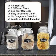 Glass Canister Set For Kitchen Or