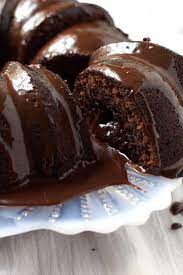 Chocolate Molten Lava Bundt Cake gambar png