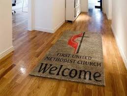 church custom logo rugs
