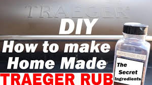 how to make homemade traeger brand rub