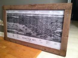 make this giant map frame for only