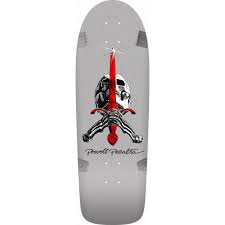 Powell peralta is an american skateboard company founded by george powell and stacy peralta in 1978. Powell Peralta Ray Rodriguez Og Skull And Sword Skateboard Deck Silver 10 X 30 Skate One