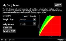 My Body Mass BMI Calculator for Android ...
