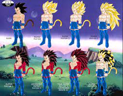 Sp super saiyan 4 goku pur is a ferocious melee fighter with a peerless toolkit that only becomes more intimidating as. Rigor Saiyan Transformations By Southerndesigner On Deviantart