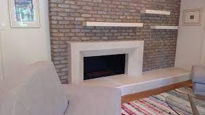 Winnie Mantel With Floating Shelves