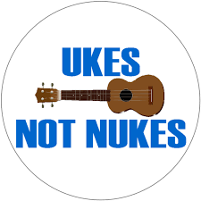 ukes not nukes ukulele humor