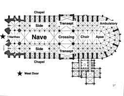gothic church architecture floor plan