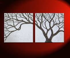 tree painting 3d textured branches
