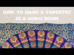 How To Hang A Tapestry In A Dorm Room
