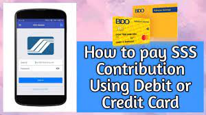 how to pay sss contribution using debit