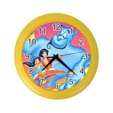 Disney Aladdin Wall Clock Stars On