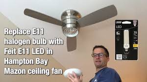 halogen e11 bulb with feit e11 led