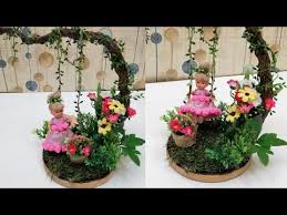 Cute Miniature Fairy Garden Swing