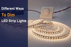 diffe ways to dim led strip lights