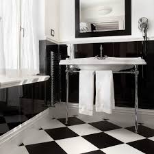white bathroom floor tile ideas