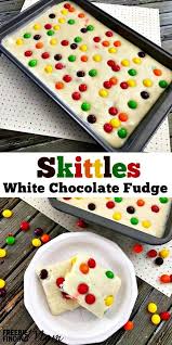 how to make skittles fudge