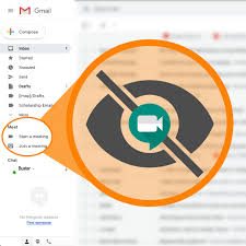 show and hide google meet in gmail oit