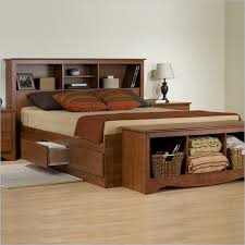 Wooden Bed Design Bed Headboard Storage