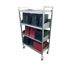 Medical Chart Rack Economy Mobile Capacity Wall Racks