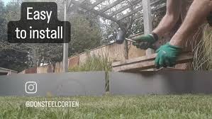 Lawn Edging Corten Steel Edging Rusty