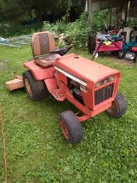 allis chalmers garden tractor with deck