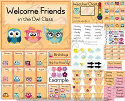 Class Theme Owls