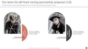 racing event sponsorship proposal