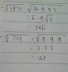 8 adalah satuan dari 23, maka satuan dari 3√1728 adalah 2. Akar Dari 5832 Dan 729 Brainly Co Id
