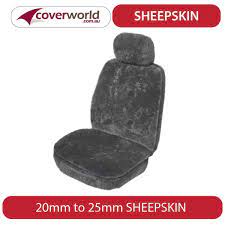 Kluger Sheepskin Seat Covers Black