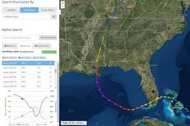 Interactive Map Of Historical Hurricane Tracks American