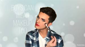 boys can wear makeup too you