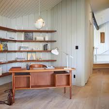 Interior panels for walls are often preferred not painted and completely natural. 75 Beautiful Wall Paneling Home Office Pictures Ideas July 2021 Houzz