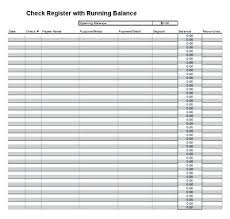 Checking Account Register Template Checkbook Register Template Excel