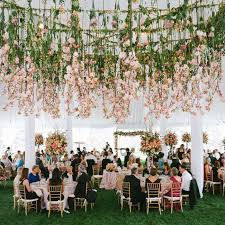 decorate your wedding tent ceiling