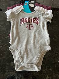university aggies baby bodysuit set