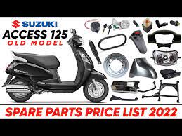 suzuki access 125 old model spare