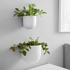 • made from ceramic and glazed by hand. West Elm X Pbt Ceramic Wallscape Planter Pottery Barn Teen
