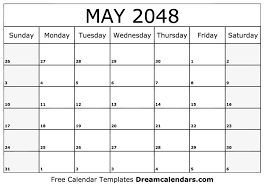 may 2048 calendar free blank